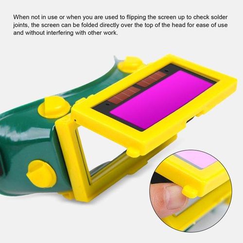 Lunettes de Soudage Automatique LCD Protection Yeux Anti-UV DIN9-DIN13