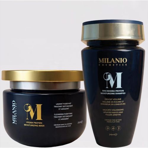 Shampooing 240 ml & mask 250 ml macadamia protein-sans sulfate