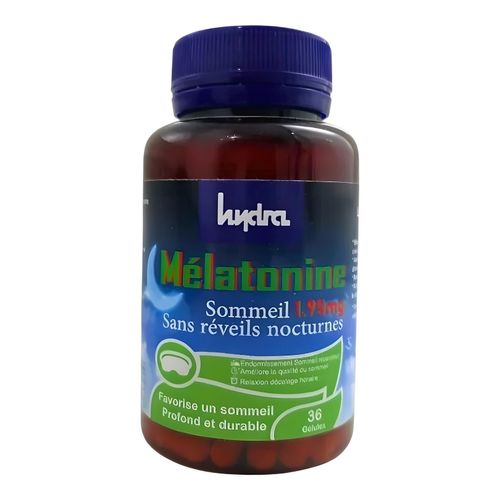 Mélatonine - Sommeil et Réduction des Réveils Nocturnes - 1.95mg - 36 Gélules