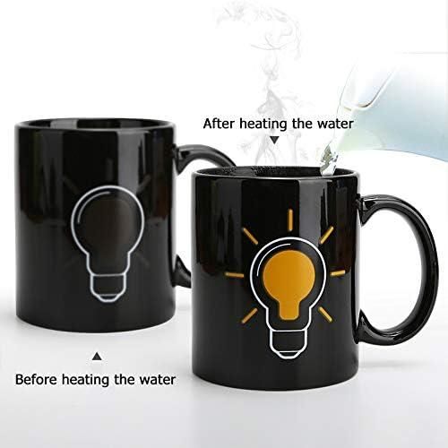 Tasse à café énergie Positive avec Ampoule 3D magique Tasses changer de couleur, pour l'eau chaude ,lait, sport, École,Bureau