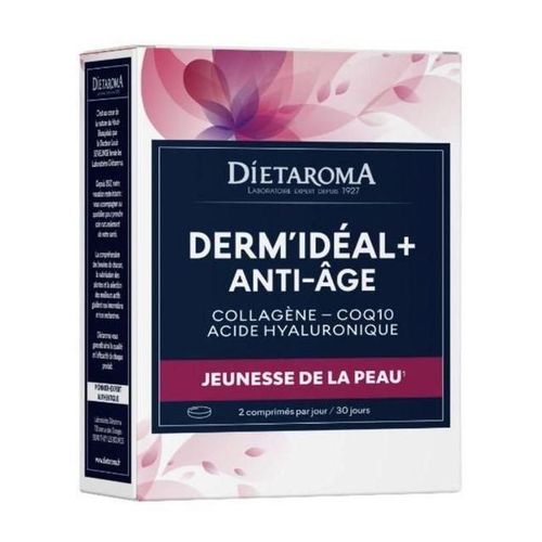 COLLAGÈNE - COQIO - ACIDE HYALURONIQUE DERM'IDÉAL + ANTI-ÂGE 60COMP