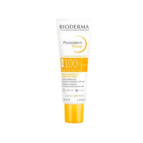 Photoderm Max Fluide - SPF 100 - Protection Solaire Très Haute Peaux Sensibles - Fluide 40 ml