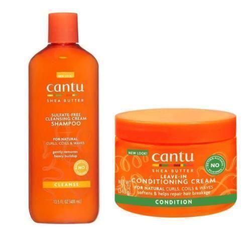 Shampooing Crème Nettoyant 400ml + Leave-In Conditioning Cream. 340g 12 fl oz