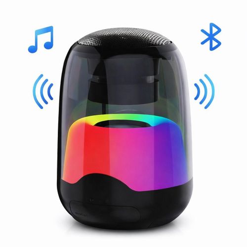 Mini Enceinte Portable Bluetooth RGB – Son Puissant avec Lumières Colorées