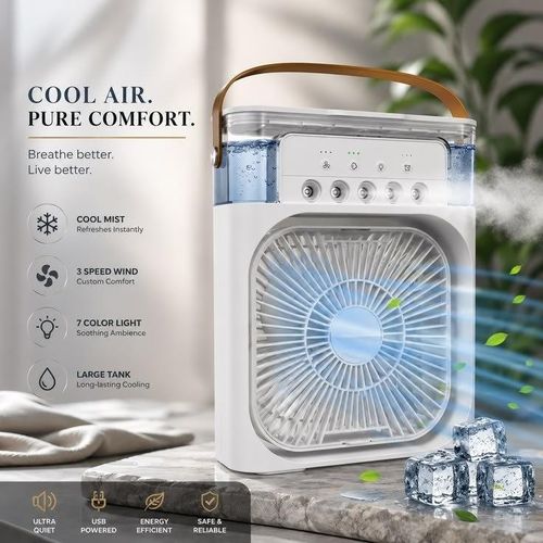Système de climatisation portable, climatiseur portable avec humidificateur et ventilateur