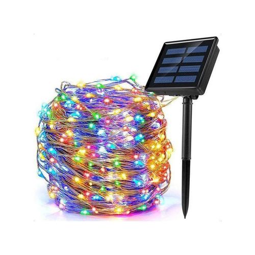 Guirlande lumineuses led, lampe solaire extérieure pour maison, jardin, fête, etc ..