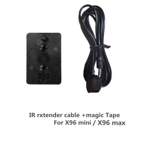 IR Cable Infrared Remote Control Receiver Extension Cord Cable and magic tape for X96 mini X96 x96W X96 max Set Top Box
