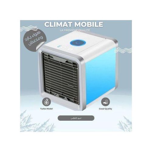 Climat Mobile Bleu – Mini Rafraîchisseur d’Air Portable