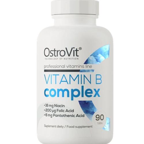 Vitamin B complex , niacin ,folic acid , pantothenic acid , vitamine C et E, 90 tabs
