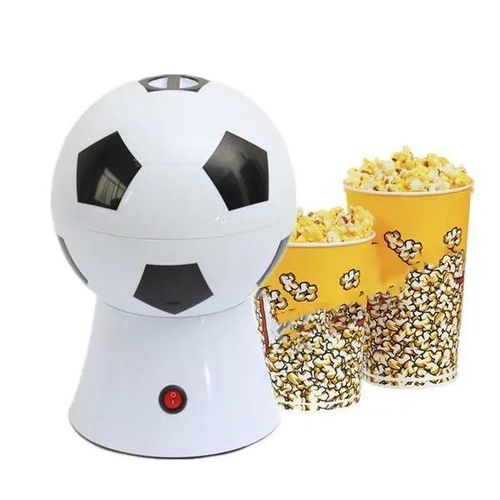Stand de popcorn en forme de ballon de football créatif
