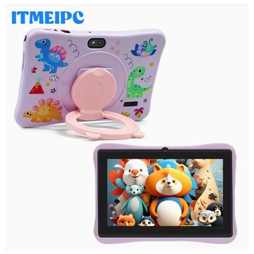 Tablette 7 Pouces pour Enfants, 32 Go ROM 4 Go (2+2 Extensible) RAM, Tablette Android 14.0 avec WiFi 2.4G, Écran Protection des Yeux, Contrôle Parental, Application Éducative, Double Caméra,Jeux, Lecture Offre Spéciale Le Meilleur Cadeau pour Enfants