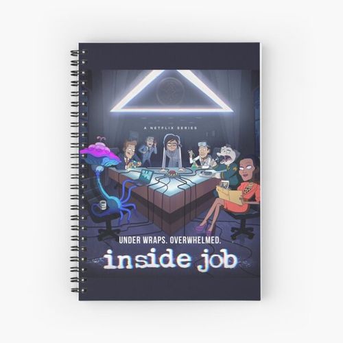 Inside Job Netflix 2021 - Cognito Inc Spiral Notebook Bloc note