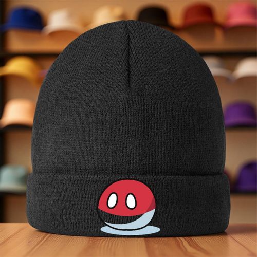 Bonnet Épais et Chaud cleanevent - Bonneterie d'Hiver Unisexe Ajustable avec Imprimé Logo Star & CleanEvent, Couronne Ronde Douce en Couleurs Assorties (Noir Montré ici) pour Hommes Femme – Lavage Machine Idéal Camping Extérieur Quotidien Cadeau de Noël