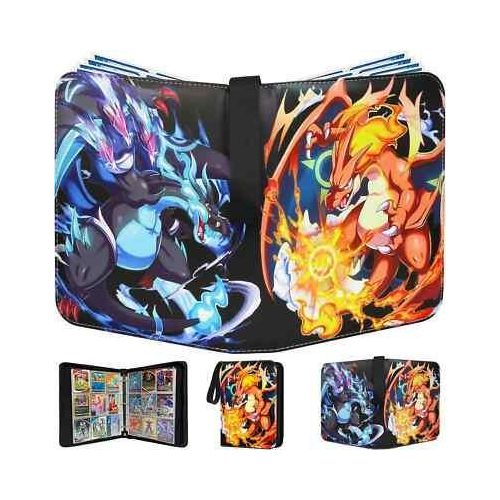 Classeur Pokémon Premium avec Fermeture Éclair – Album de Rangement pour Cartes Pokémon