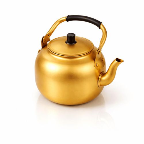 Théière en aluminium doré Disponible en plusieurs tailles Design élégant et qualité supérieure