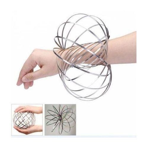 Bracelet anti-stress en acier inoxydable, pour aider les enfants à se détendre.