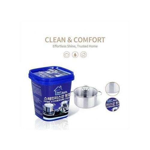 Pâte Nettoyante Acier Inox – Puissante pour Éliminer Rouille et Saletés sur Ustensiles de Cuisine