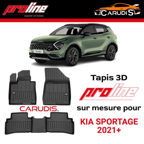 Tapis 3D de luxe Kia Sportage sur mesure exacte sans odeur imperméable