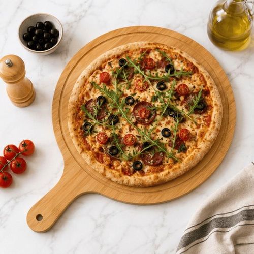 Planche à pizza en bambou (Diam 30 cm)