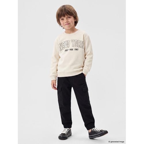 Pantalon cargo en gabardine pour garçons