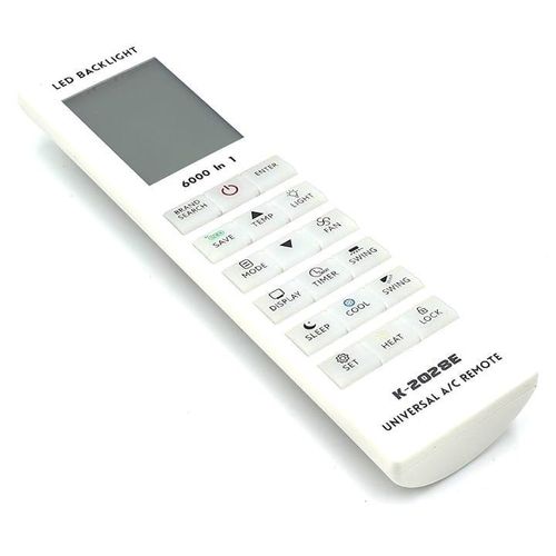 Télécommande Universelle pour Climatiseur K-2028E – Compatible avec plus de 6000 modèles – Écran LCD rétroéclairé