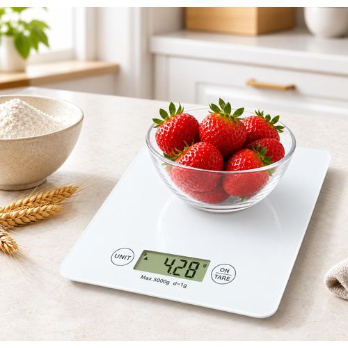 Balance Numérique de Précision 5kg – Pèse Ingrédients Tare et Conversion d'Unités