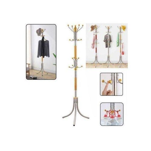 Porte manteaux en métal, meuble d'entrée, idéal pour suspendre vestes, sacs à main, vêtements, chapeaux