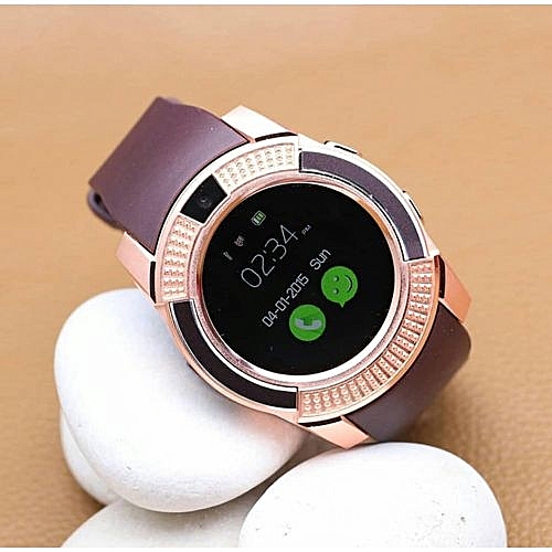 smart watch v8 gold