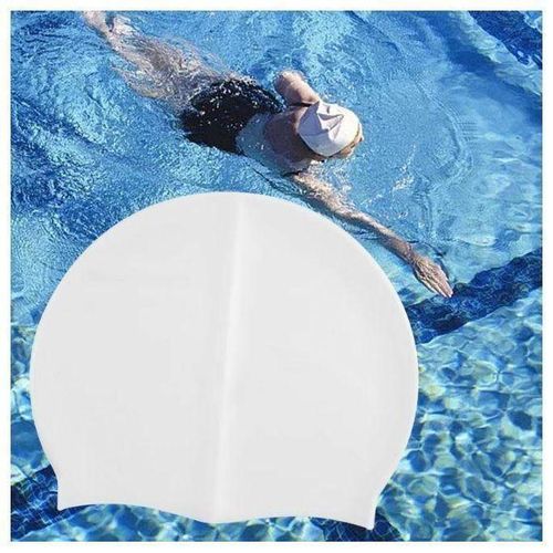 Bonnet de natation, casquette de bain en silicone pour enfants et adultes