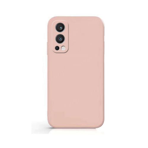 Pochette pour One+ Nord 2 5G silicone haut Qualité Rose