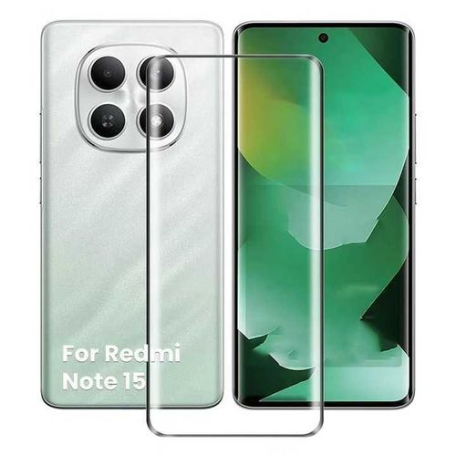 Protecteur d'écran Glass pour Xiaomi Redmi Note 15 4G/5G, anti-rayures, anti-chocs, haute transparence, installation facile