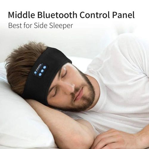 Bandeau casque de sommeil bluetooth, bandeau de sport