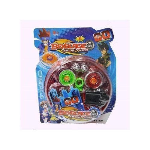 Arène bataille de 2 toupies Beyblade pointe métallique