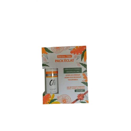 PACK ECLAT CREME ECLAT VITAMIN C SERUM ECLAT C 20%PLUS GEL NETTOYANT