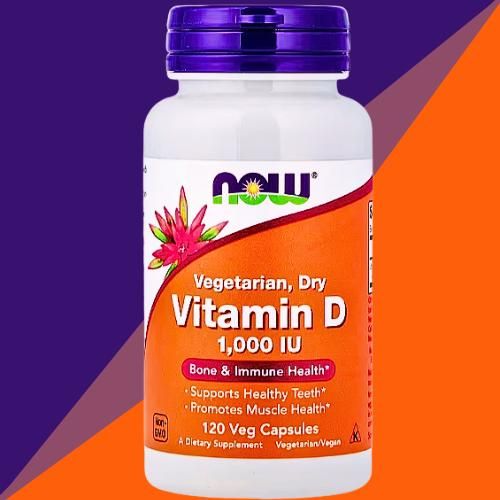 Vitamine D, 1000 UI - Renforce le système immunitaire - 120 Capsules Vég