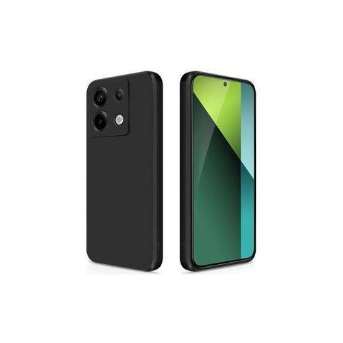 Case Coque Souple Liquid Silicone pour Xiaomi Redmi Note 13 Pro 5G/Poco X6 5G noir– Protection élégante et maniabilité