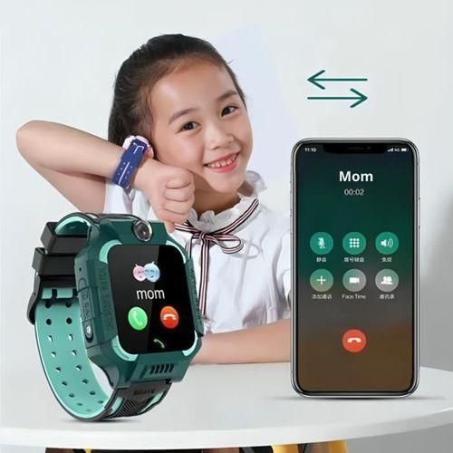 Montre intelligente pour enfants, carte SIM, montre intelligente pour enfants, appel téléphonique, appareil photo, demandes vocales, photo