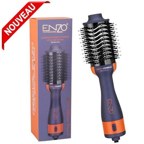Brosse soufflante Sèche-Cheveux Lissante 3 en 1 Volumisante Rotative à Air Chaud Professionnel 1500W En-4134