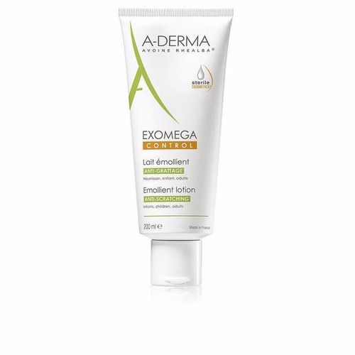 Exomega Control Lait, Peaux Sèches, Très Sèches et Atopiques, Hydratant Apaisant, 200ml