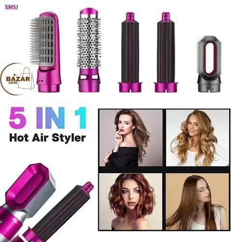 Airwrap مكواة تجعيد متعددة الوظائف فرشاة مجفف شعر كهربائي 5 في 1