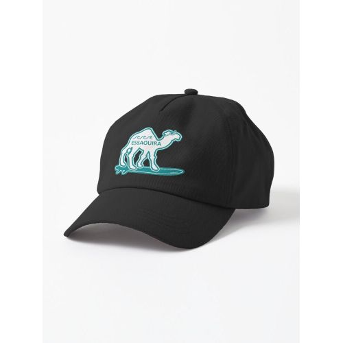Essaouira Morocco Surfing Camel Casquette noire avec design unique
