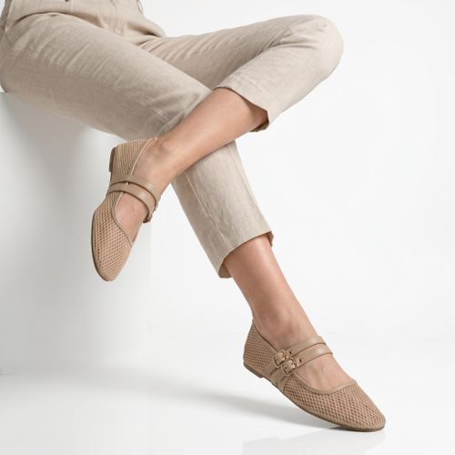 Tracé – Ballerines Femmes en Beige
