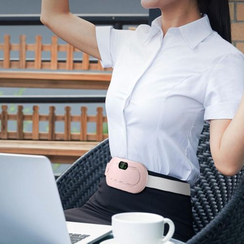 Coussin Chauffant Menstruel Smart Warm – Ceinture Électrique Vibrante pour Soulagement des Douleurs Abdominales et Lombaires – Facile à Utiliser