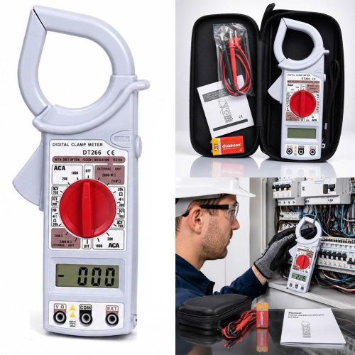 Pince Amperemetrique Multimetre numerique DT266 - Mitrix Multimetre Digital Professionnel AC/DC avec Testeur d'Isolation