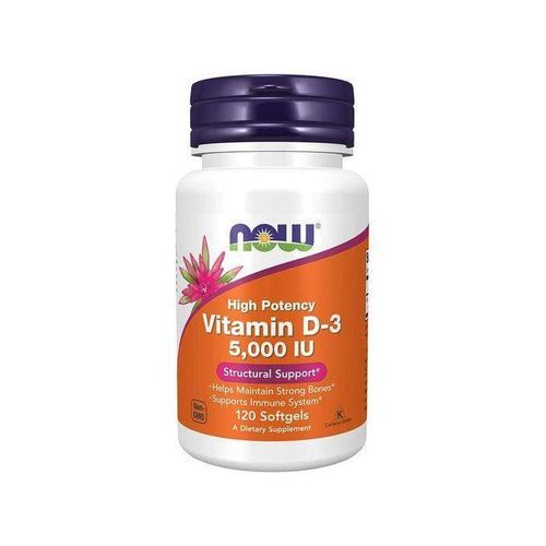 Vitamine D3 5000 UI 120 Softgels (120 Servings)
