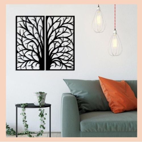 لوح جداري من الخشب MDF: رونق طبيعي للأغصان