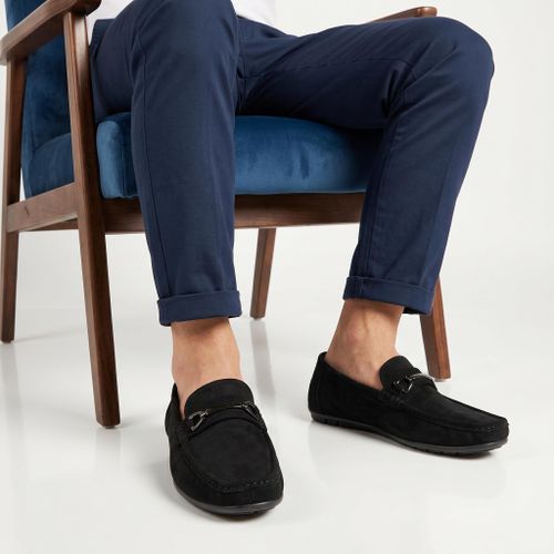 Emiliano – Mocassins Hommes en Noir