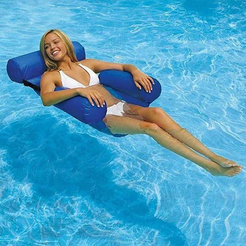Chaise gonflable pour plage piscine,Lit flottant gonflable eau, gonflable eau matelas hamac