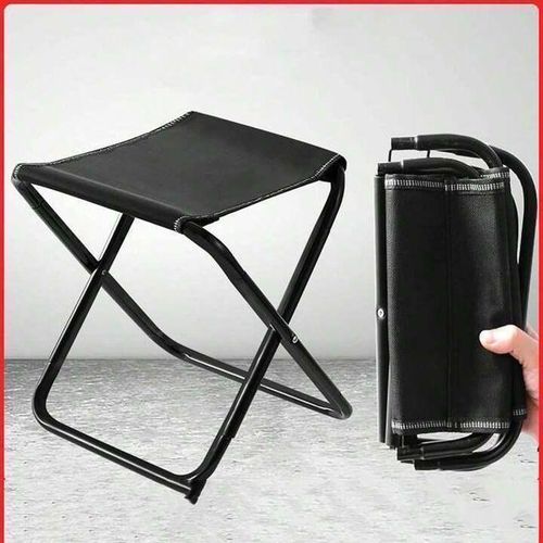 Tabouret pliant portable en alliage d'aluminium, chaise d'extérieur, pêche, camping, randonnée, pratique, stable, qualité légère