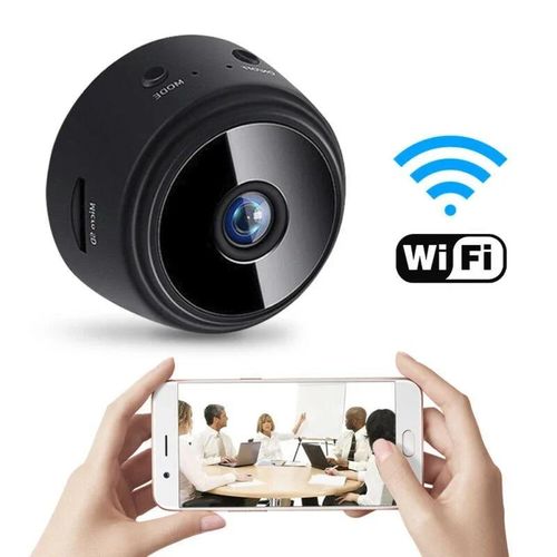 A9 Caméra IP sans fil WiFi 1080P CCTV intérieure et extérieure MINI caméra de sécurité de contrôle de surveillance nocturne pour nourrissons et animaux domestiques